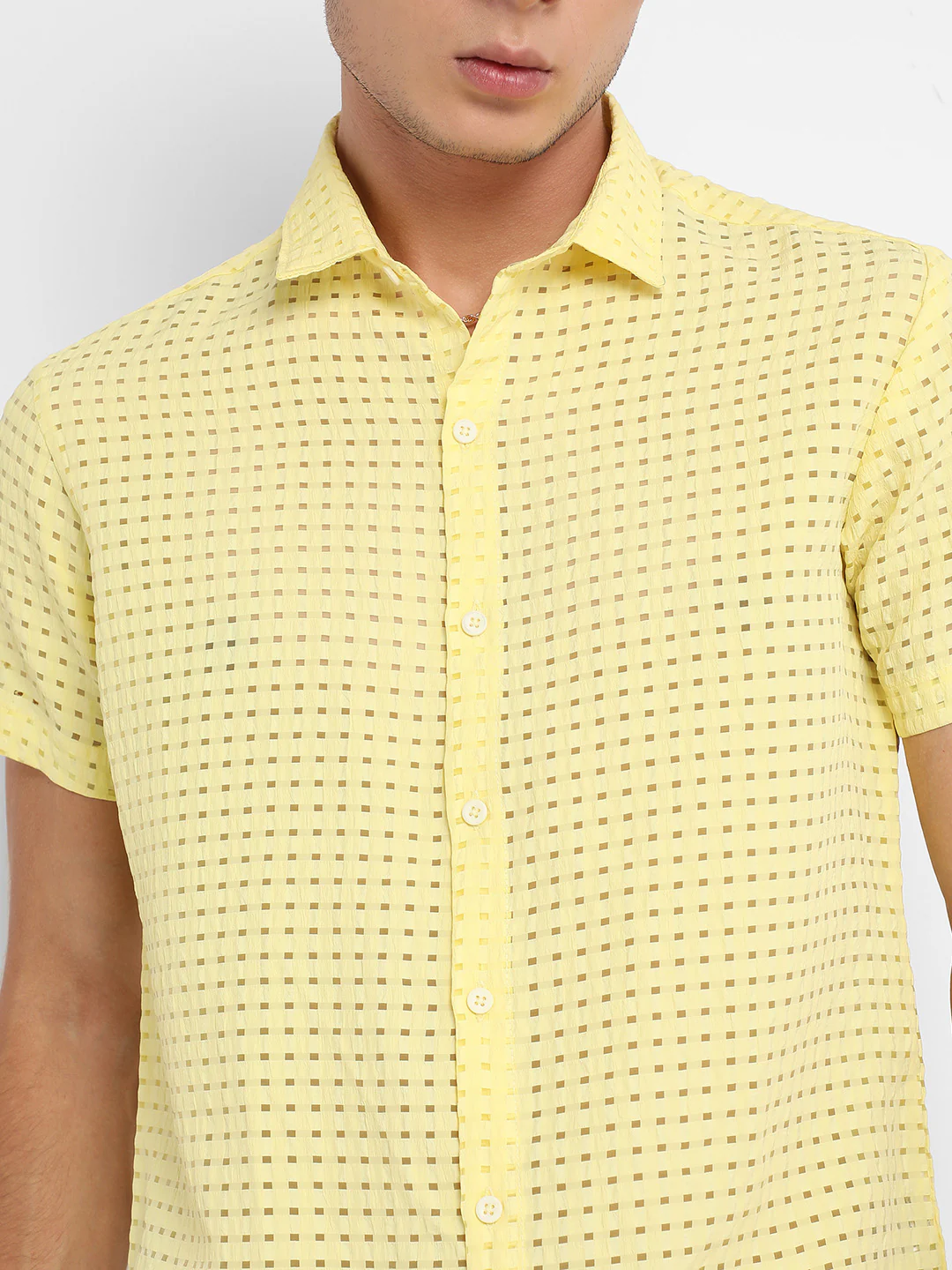 See-Through Square Shirt - Image 7