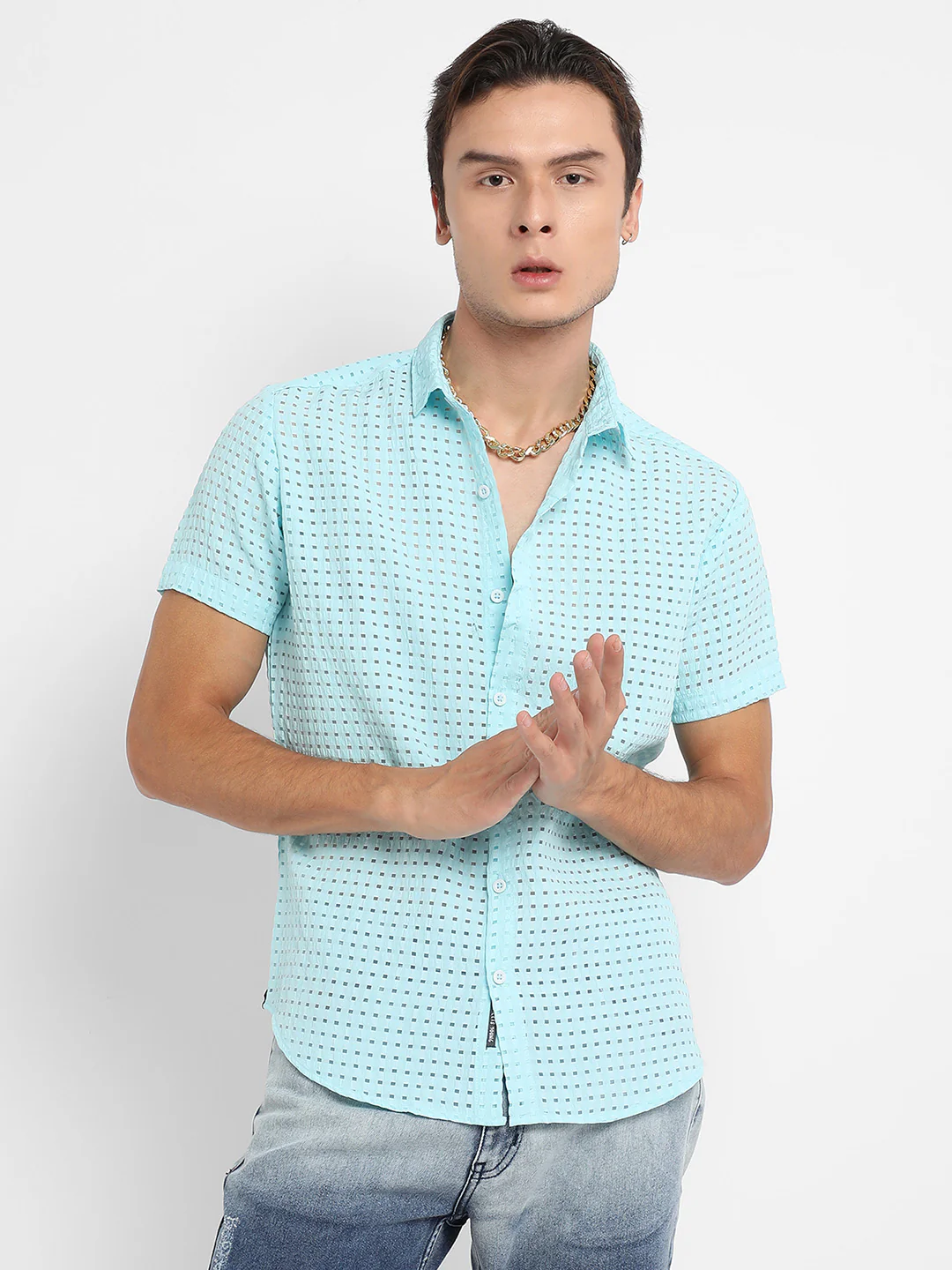 See-Through Square Shirt - Image 2