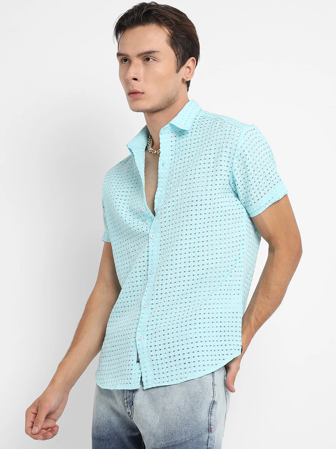 See-Through Square Shirt - Image 3