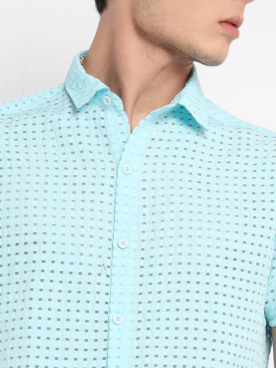 See-Through Square Shirt - Image 7