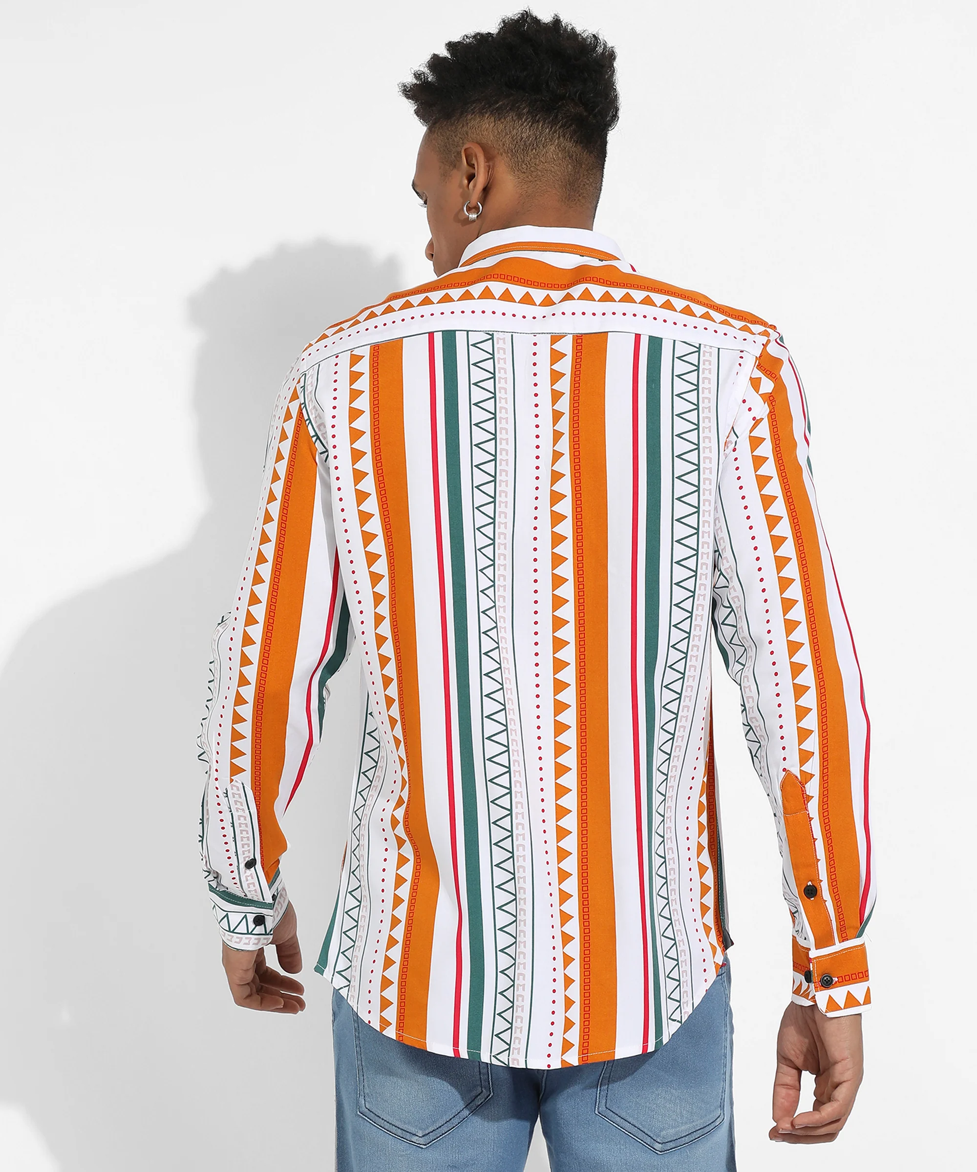 Geometrical Print Shirt - Image 3
