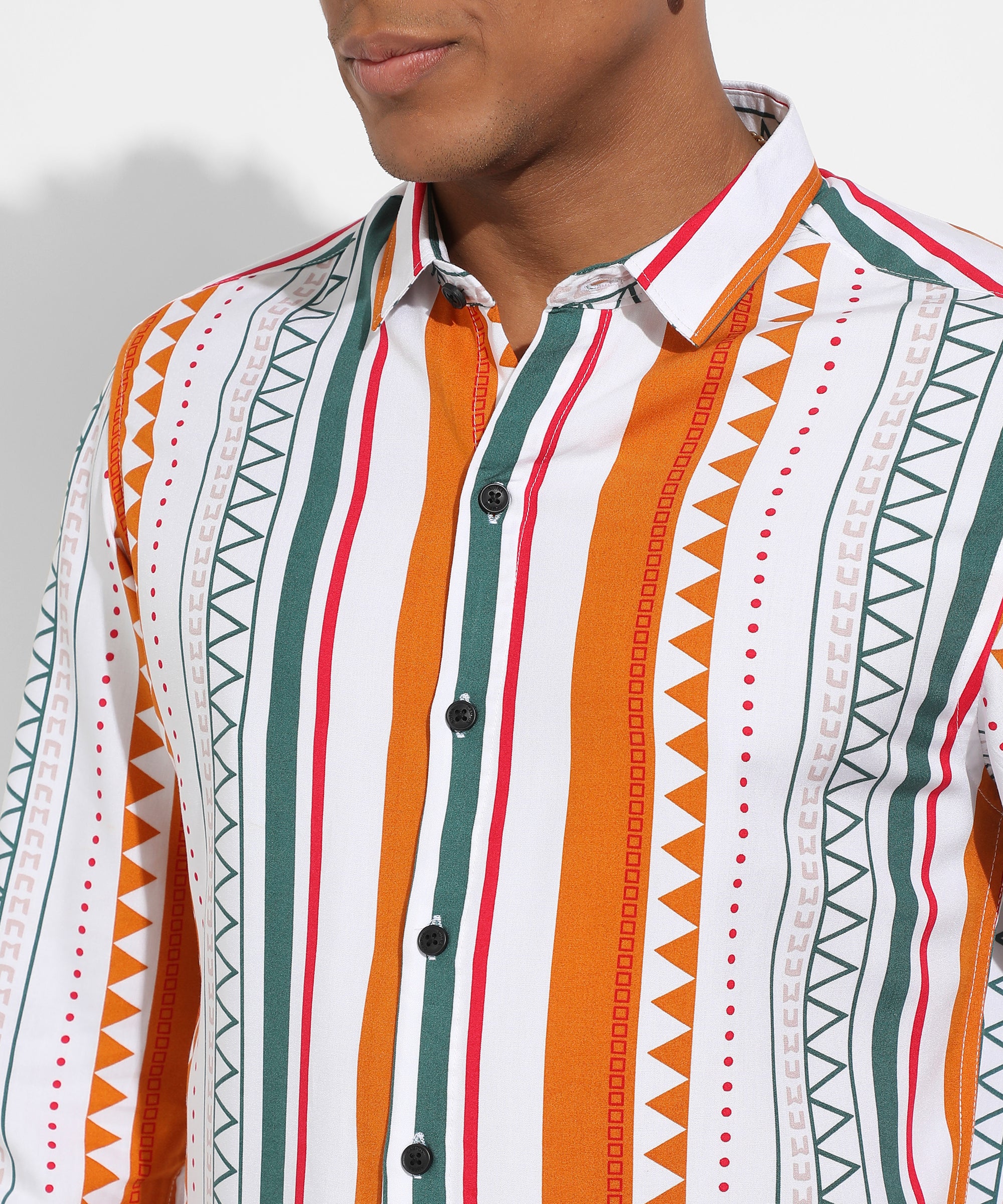 Geometrical Print Shirt - Image 6