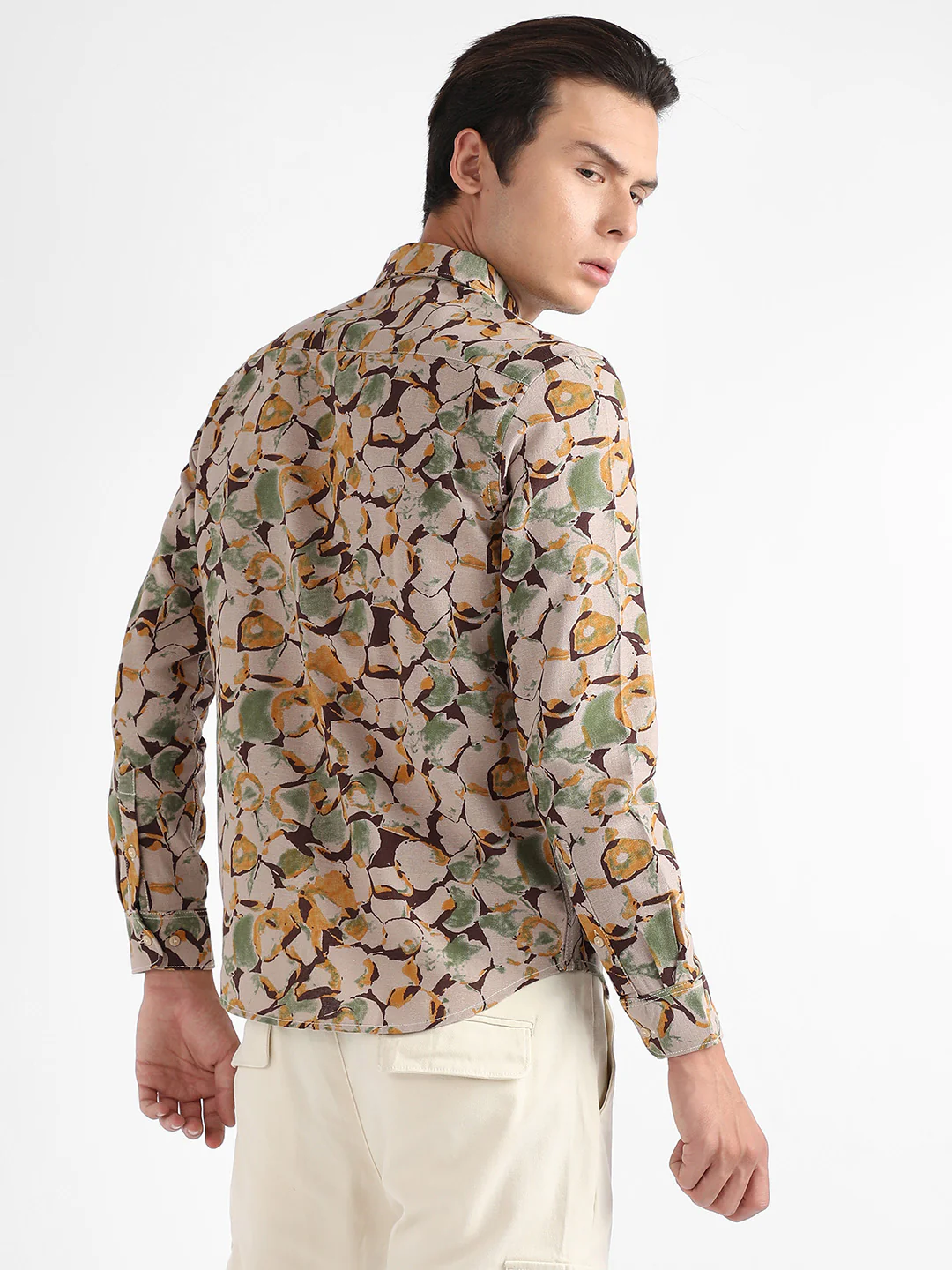 Artistic Floral Cluster Shirt - Image 4