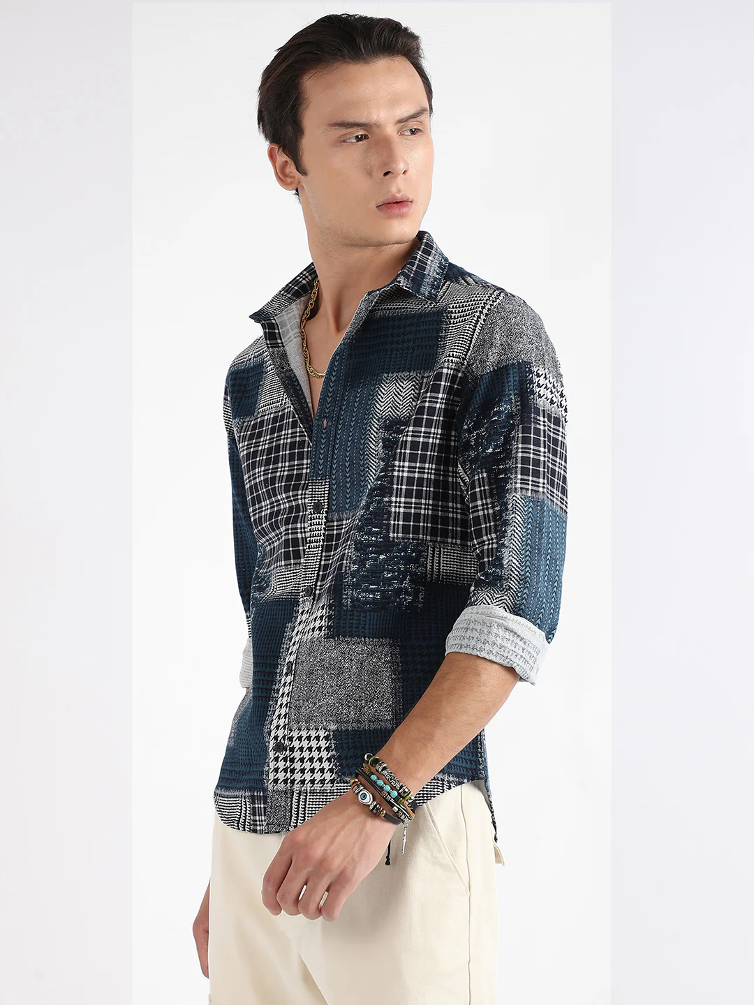 Herringbone Block Shirt - Image 3