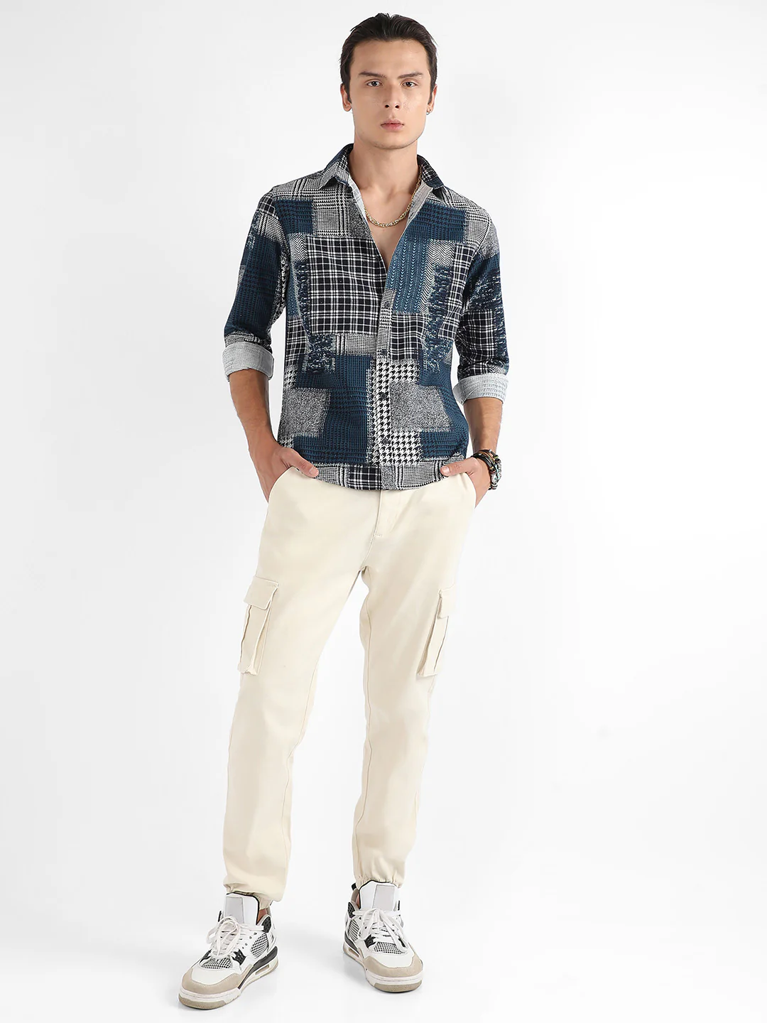 Herringbone Block Shirt - Image 5