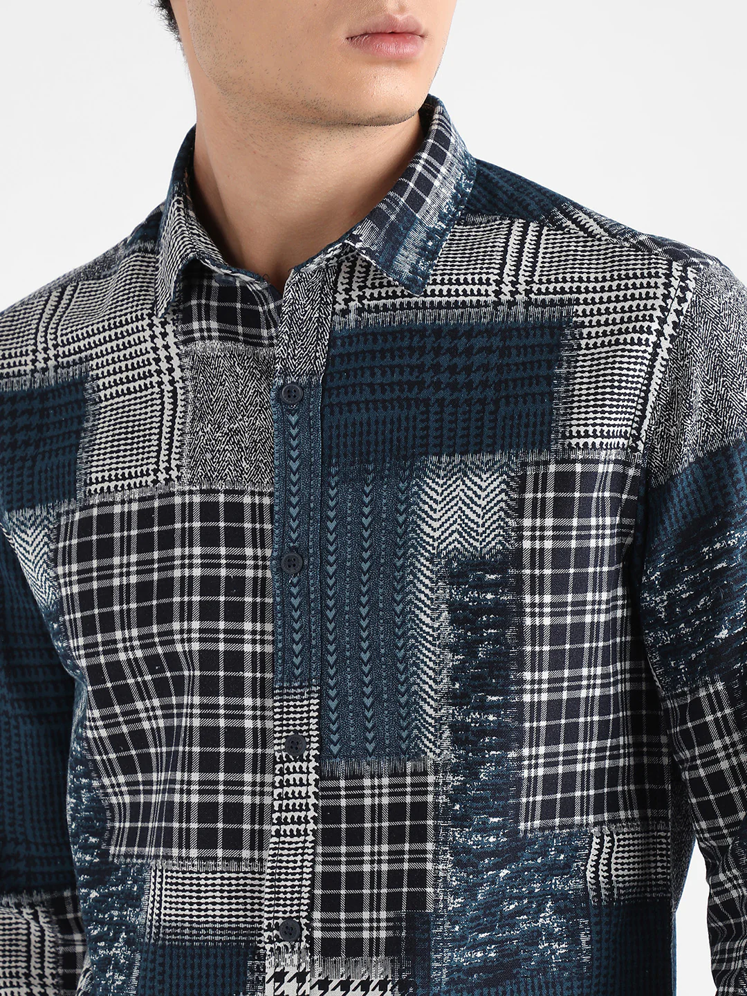 Herringbone Block Shirt - Image 7