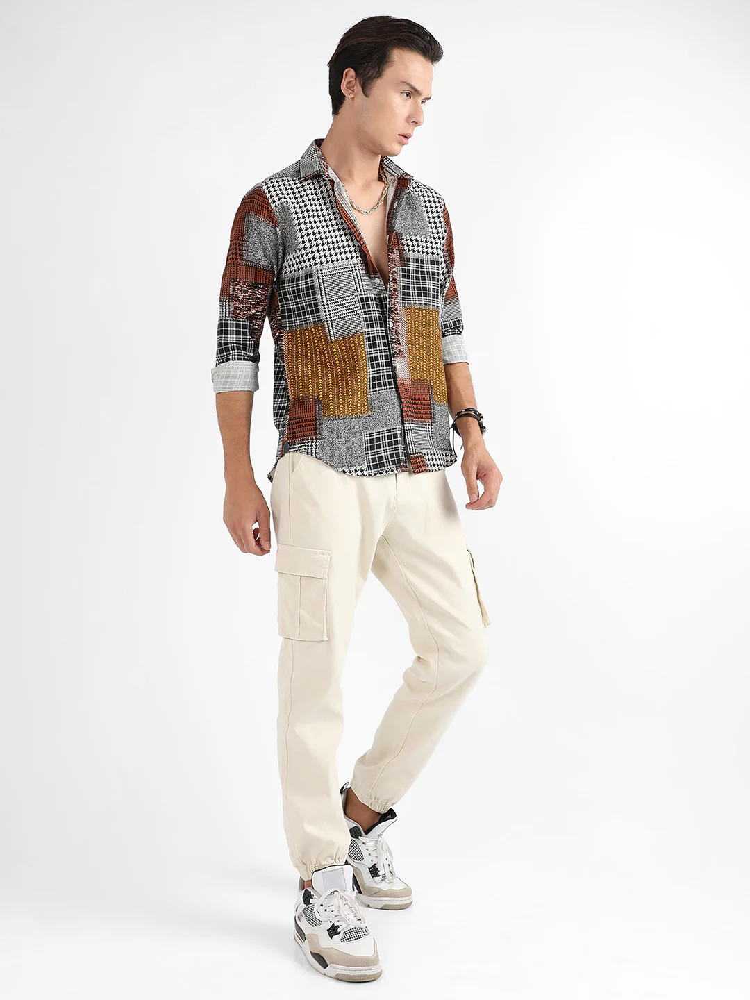 Herringbone Block Shirt - Image 5