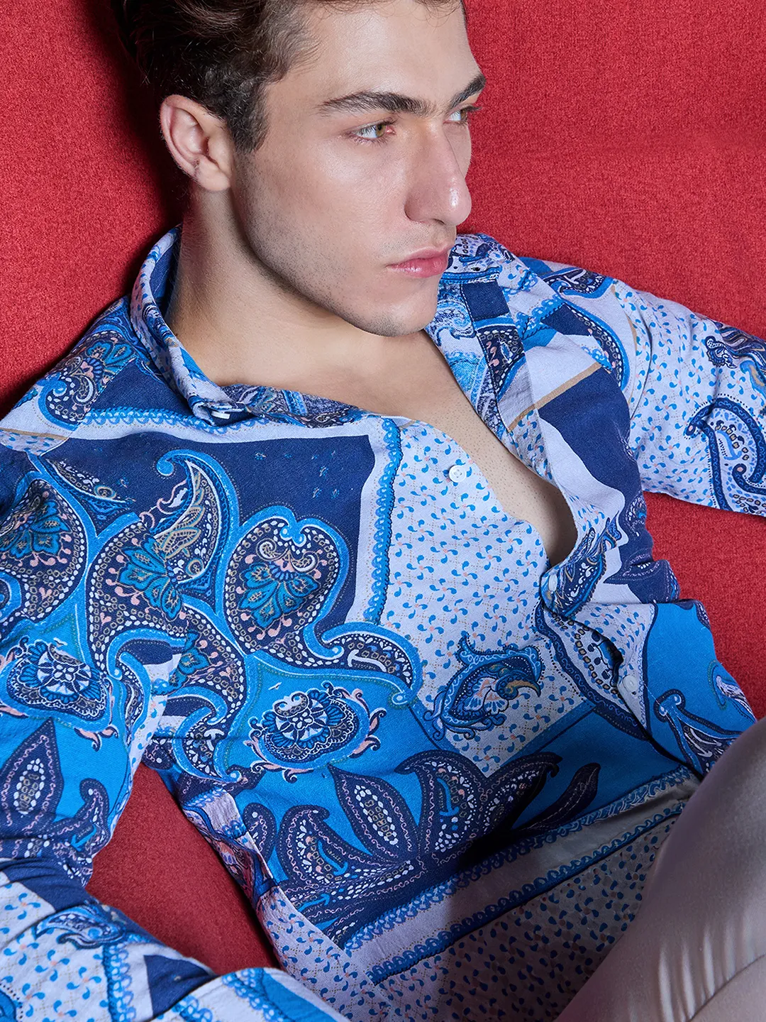Paisley Block Shirt