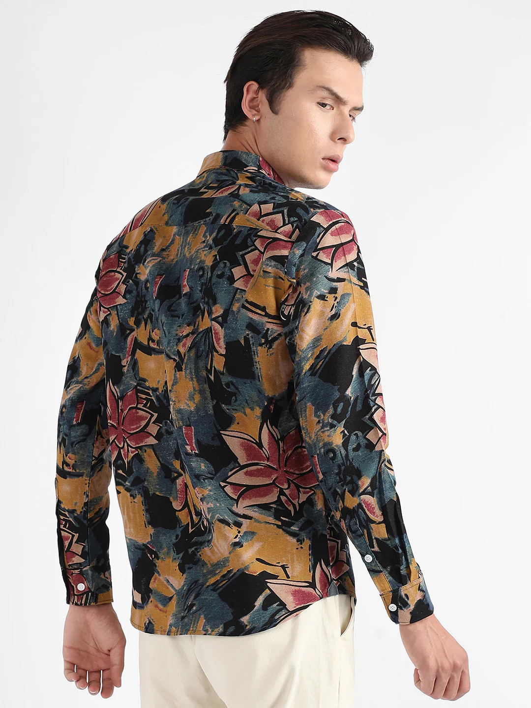 Artistic Flowers Shirt - Image 4