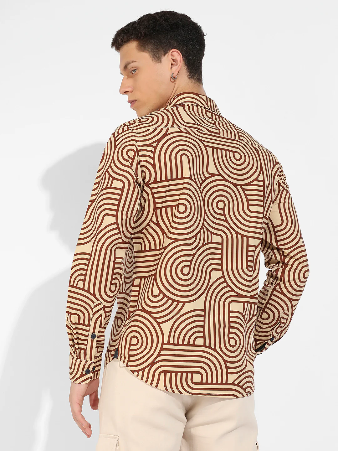 Contrast Lines Shirt - Image 4