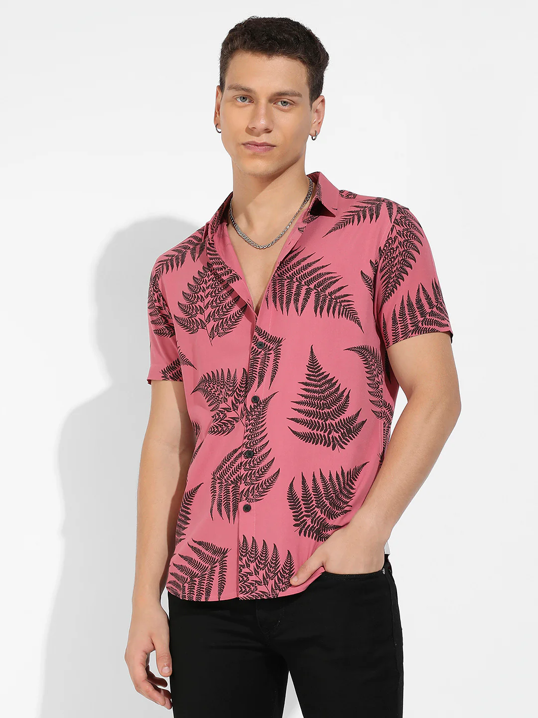 Contrast Fern Shirt - Image 2
