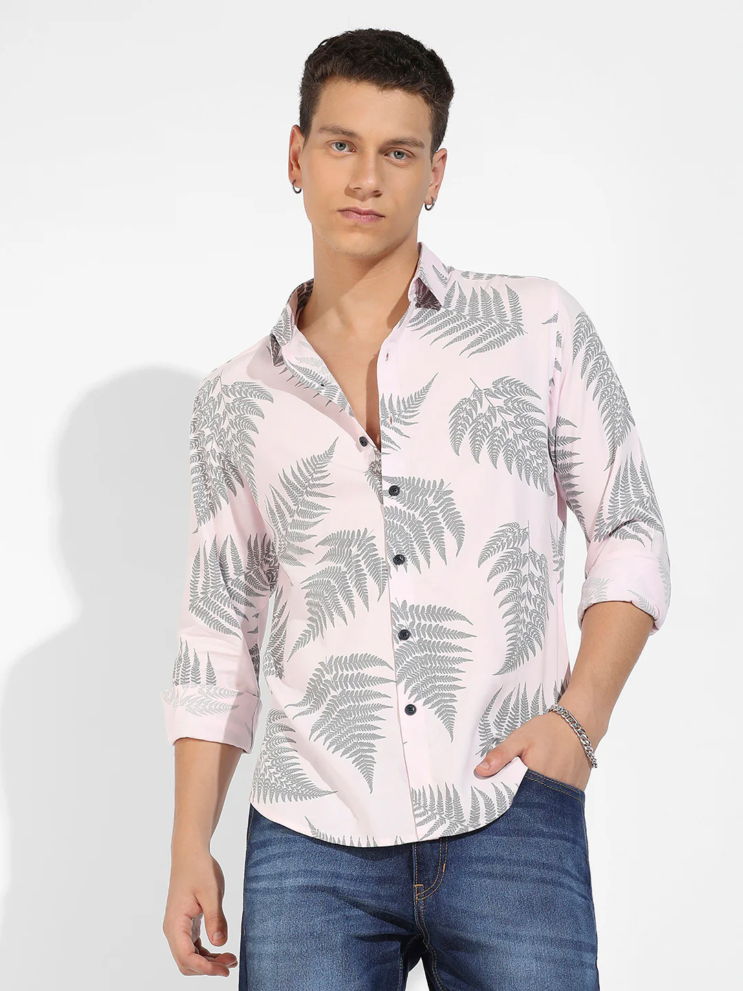 Contrast Fern Shirt - Image 2