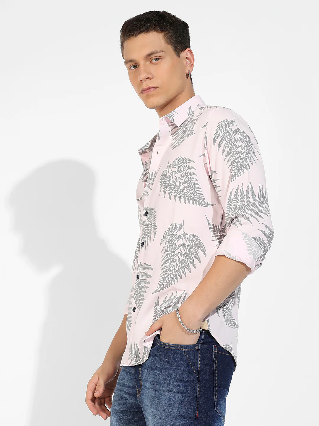 Contrast Fern Shirt - Image 3