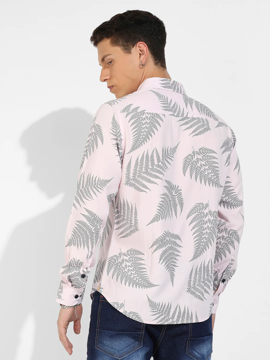 Contrast Fern Shirt - Image 4