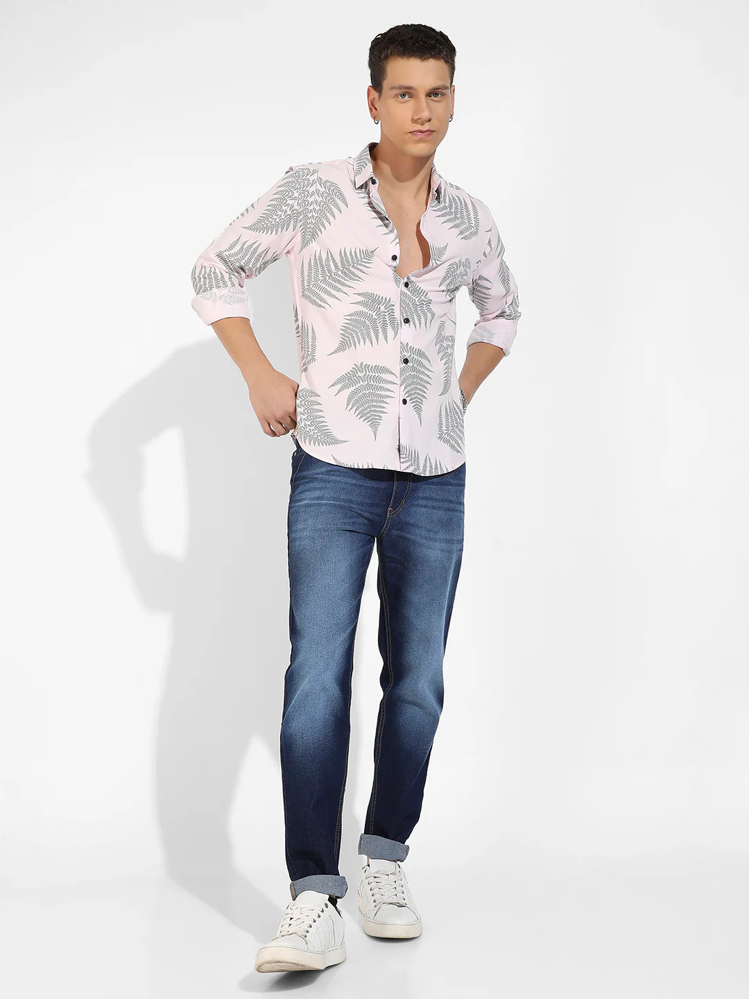 Contrast Fern Shirt - Image 5