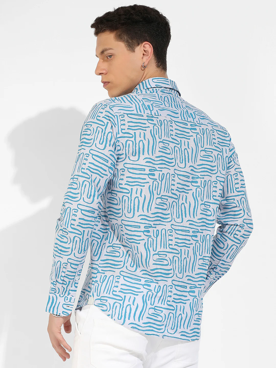 Abstract Print Shirt - Image 4