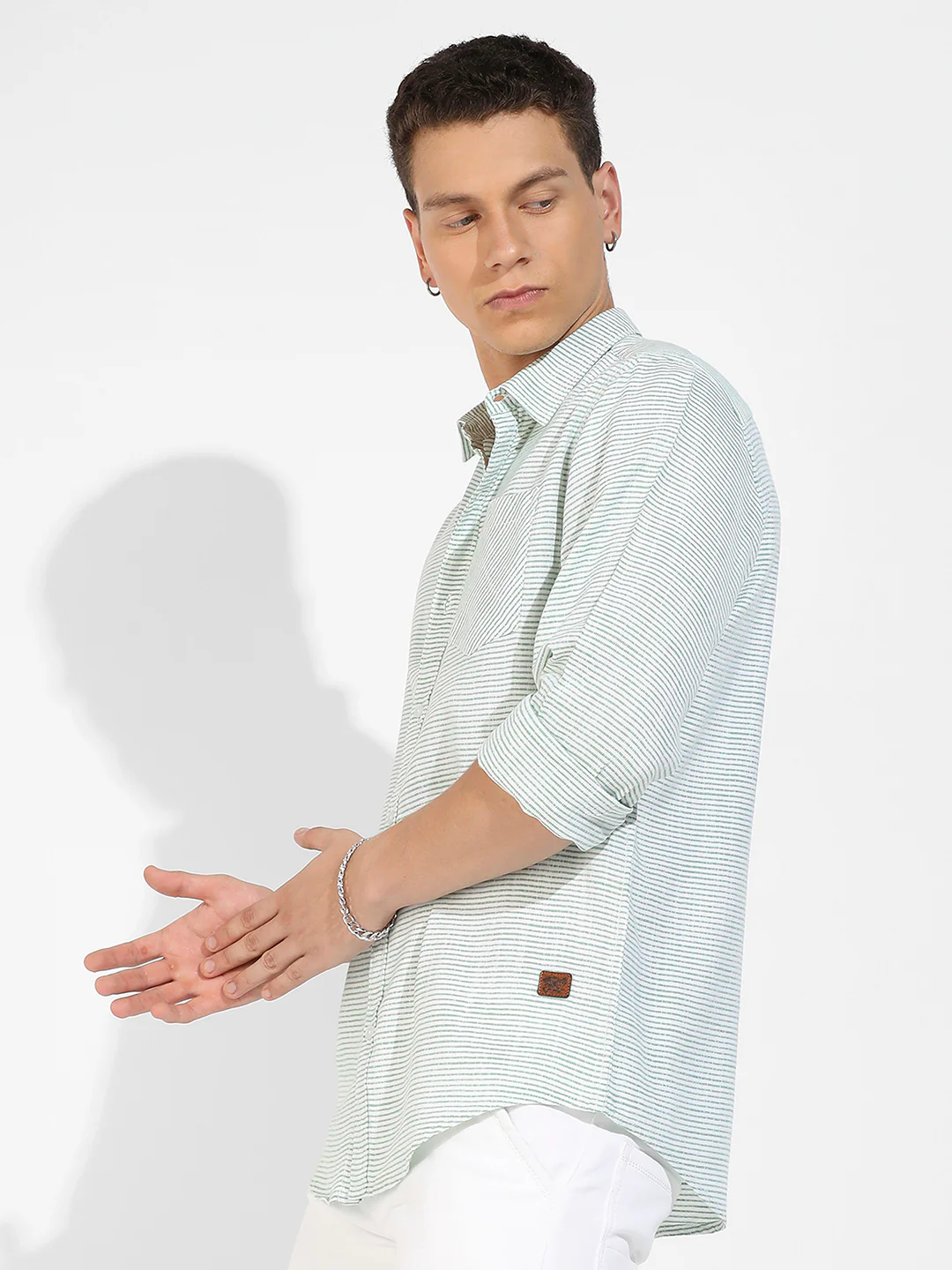 Horizontal Chalk Striped Shirt - Image 3