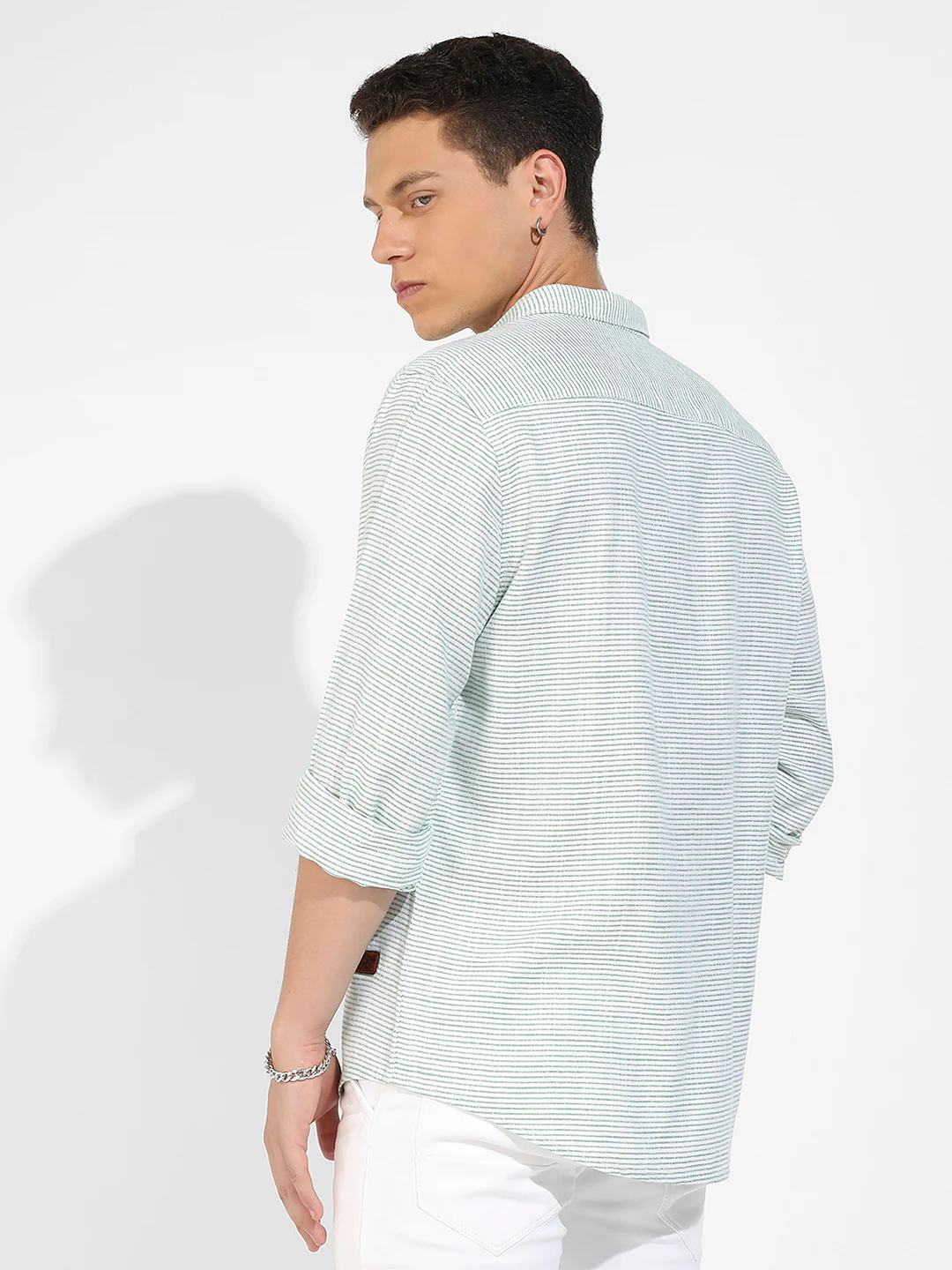 Horizontal Chalk Striped Shirt - Image 4