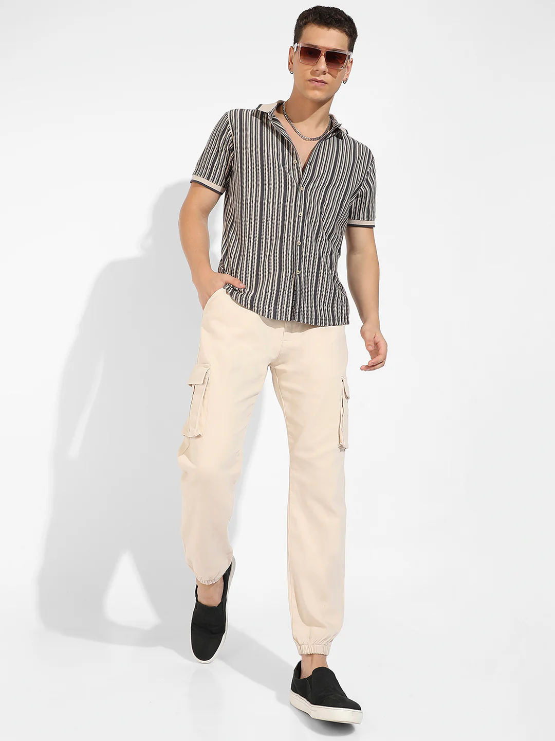 Contrast Knitted Shirt - Image 6
