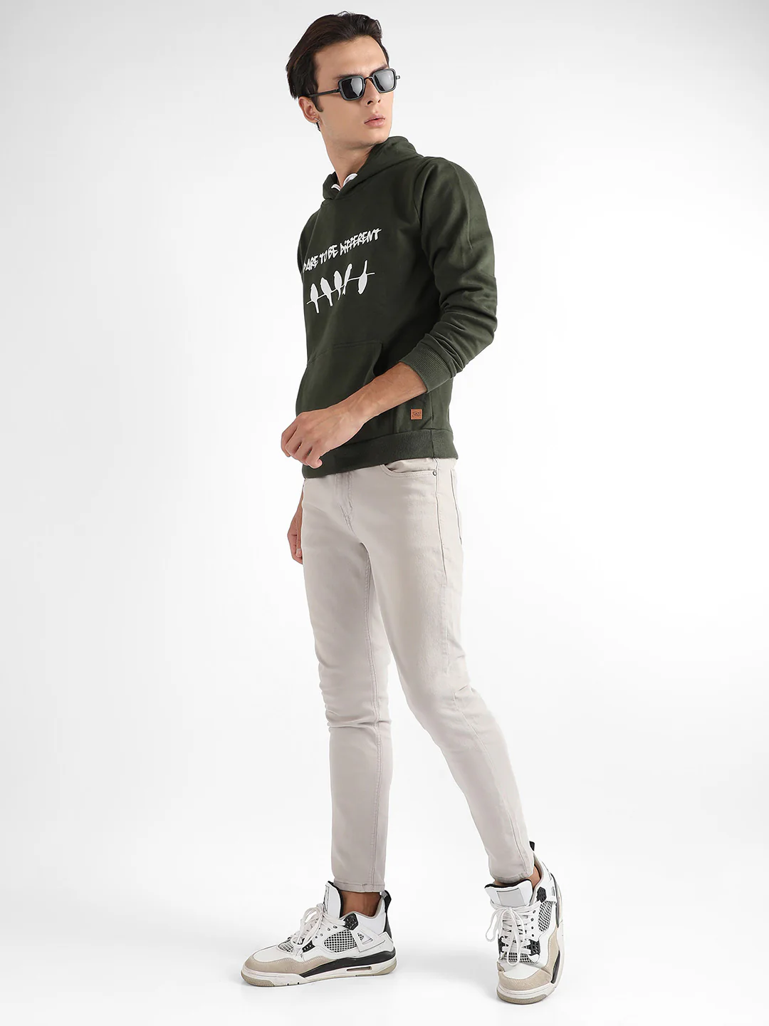 Dare To Be Different Hoodie With Kangaroo Pocket - Image 6