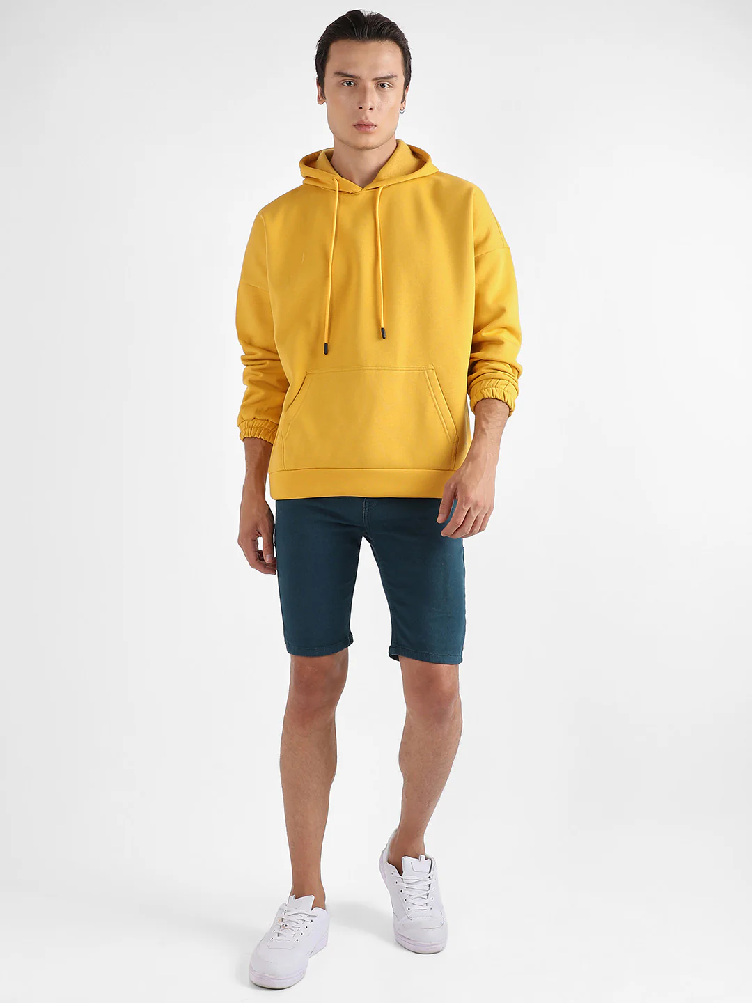 Oversized Pullover Sweatshirt With Kangaroo Pocket - Image 5