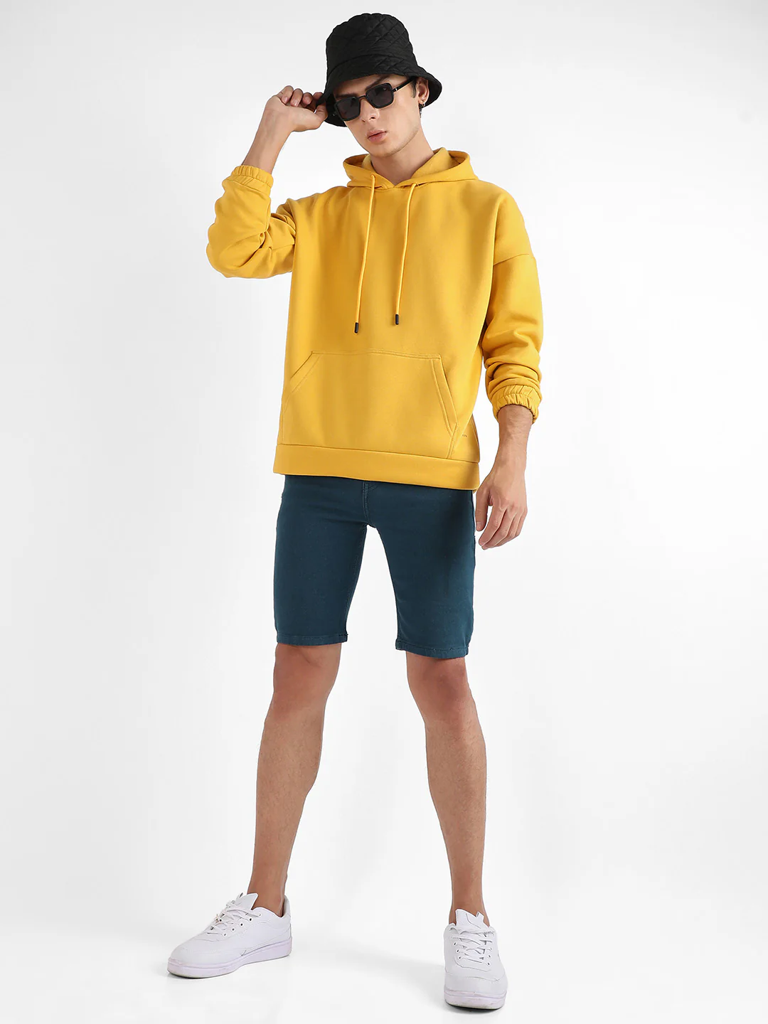 Oversized Pullover Sweatshirt With Kangaroo Pocket - Image 6