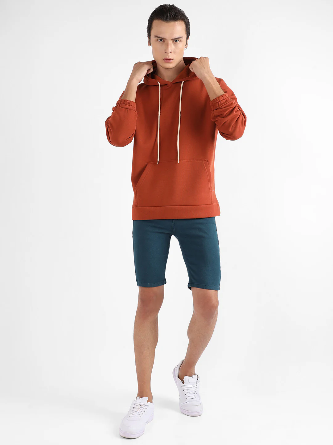 Oversized Pullover Sweatshirt With Kangaroo Pocket - Image 5