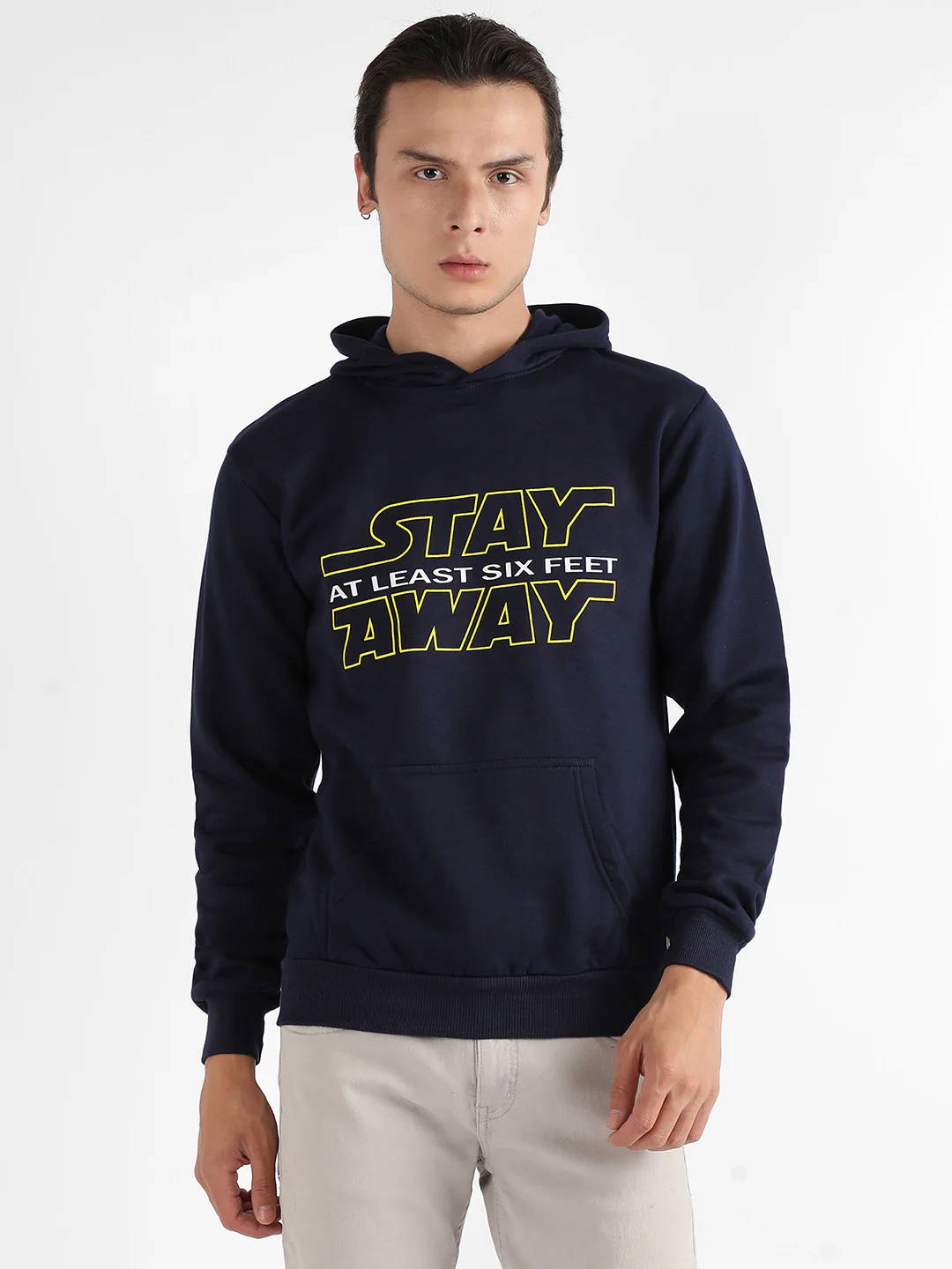Stay Away Hoodie With Kangaroo Pocket - Image 2