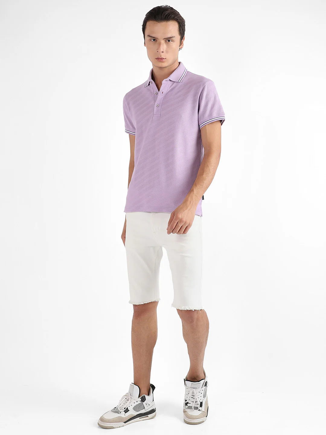 Self-Design Regital Striped T-Shirt - Image 5