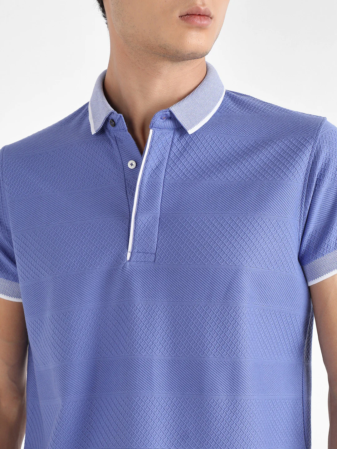 Self-Design Horizontal Striped T-Shirt - Image 7