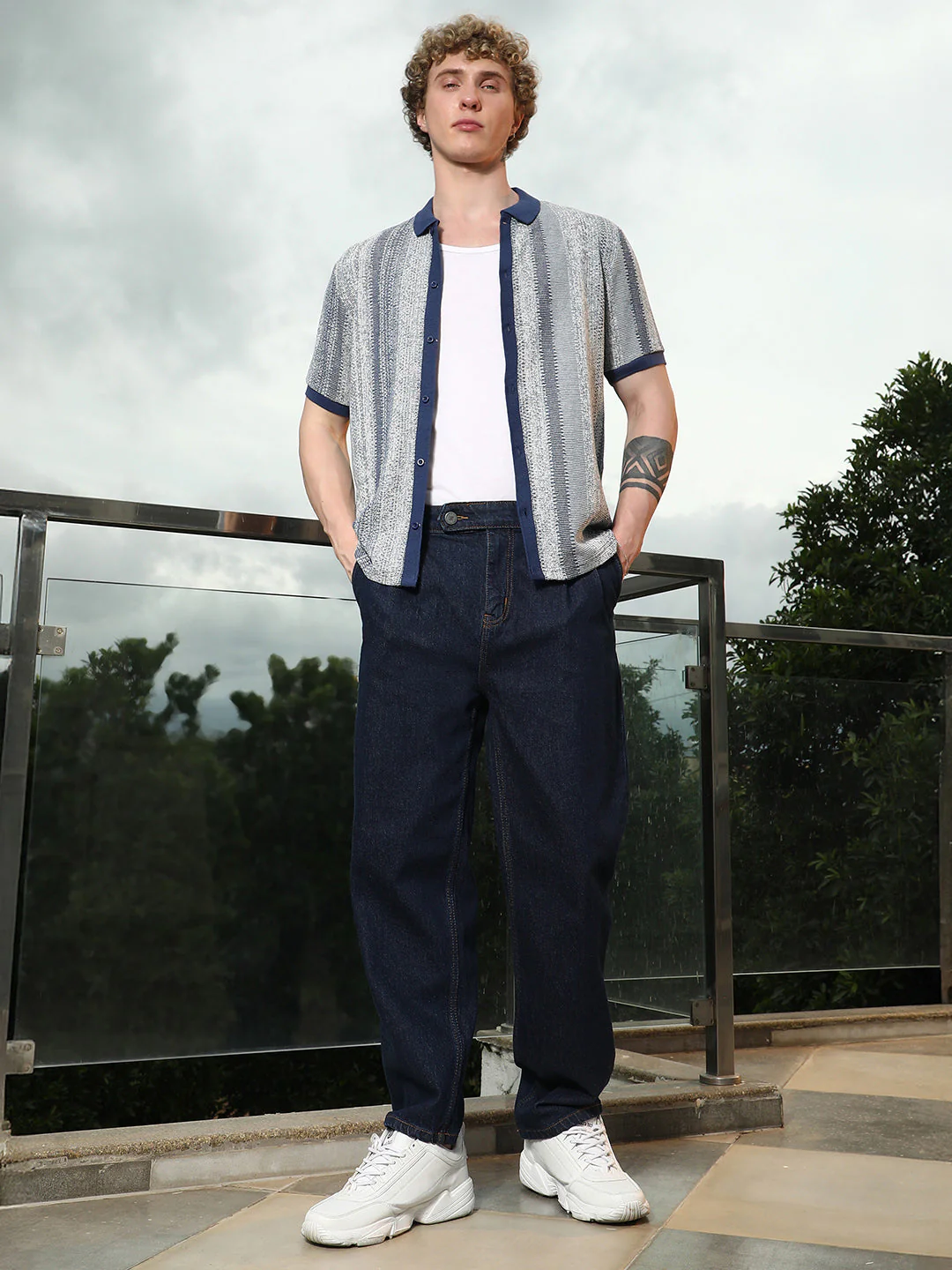 Dark Indigo Denim Jeans - Image 5