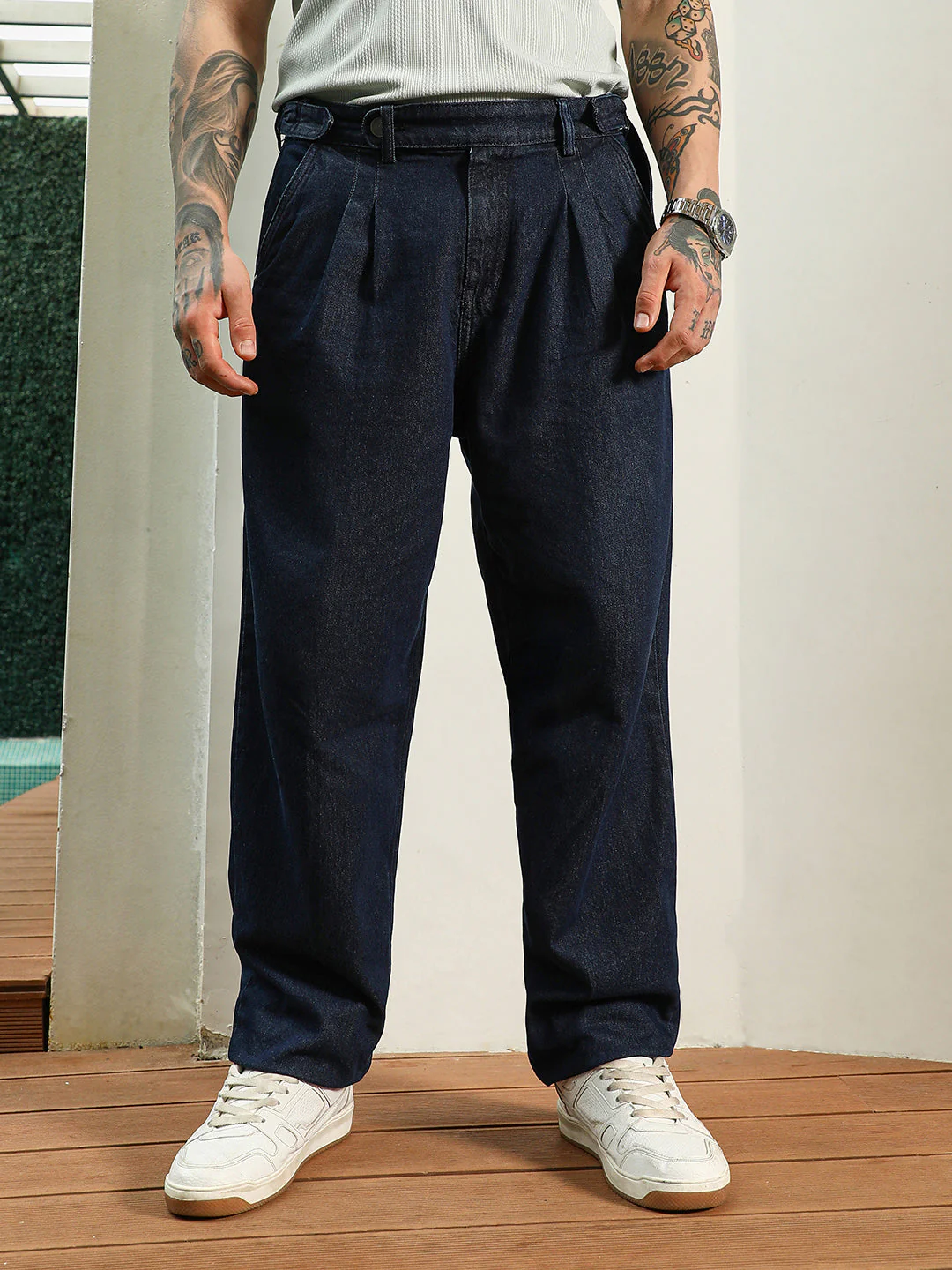 Dark Indigo Denim Jeans - Image 2