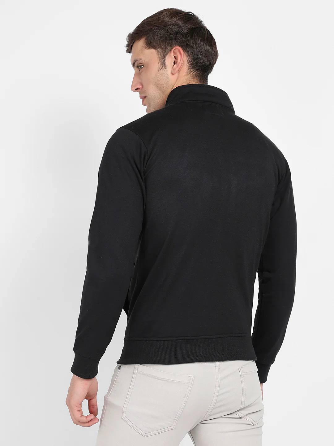 Zip-Front Jacket With Contrast Detail - Image 4