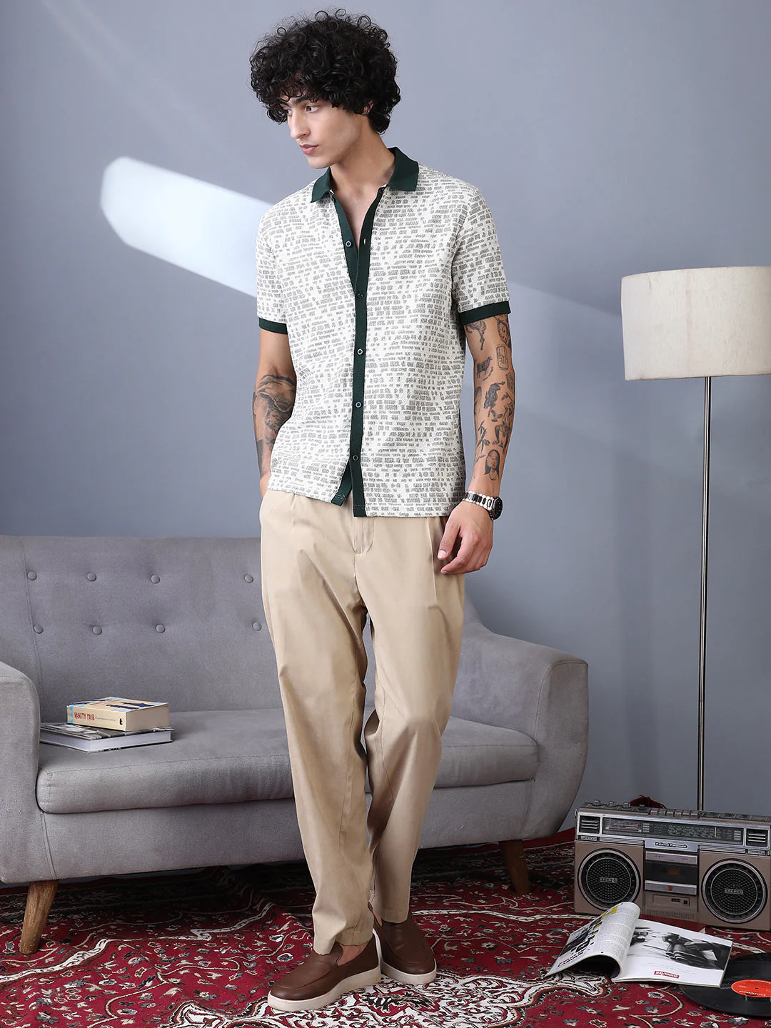 Campus Sutra Printed Casual Shirt for Men - Image 5