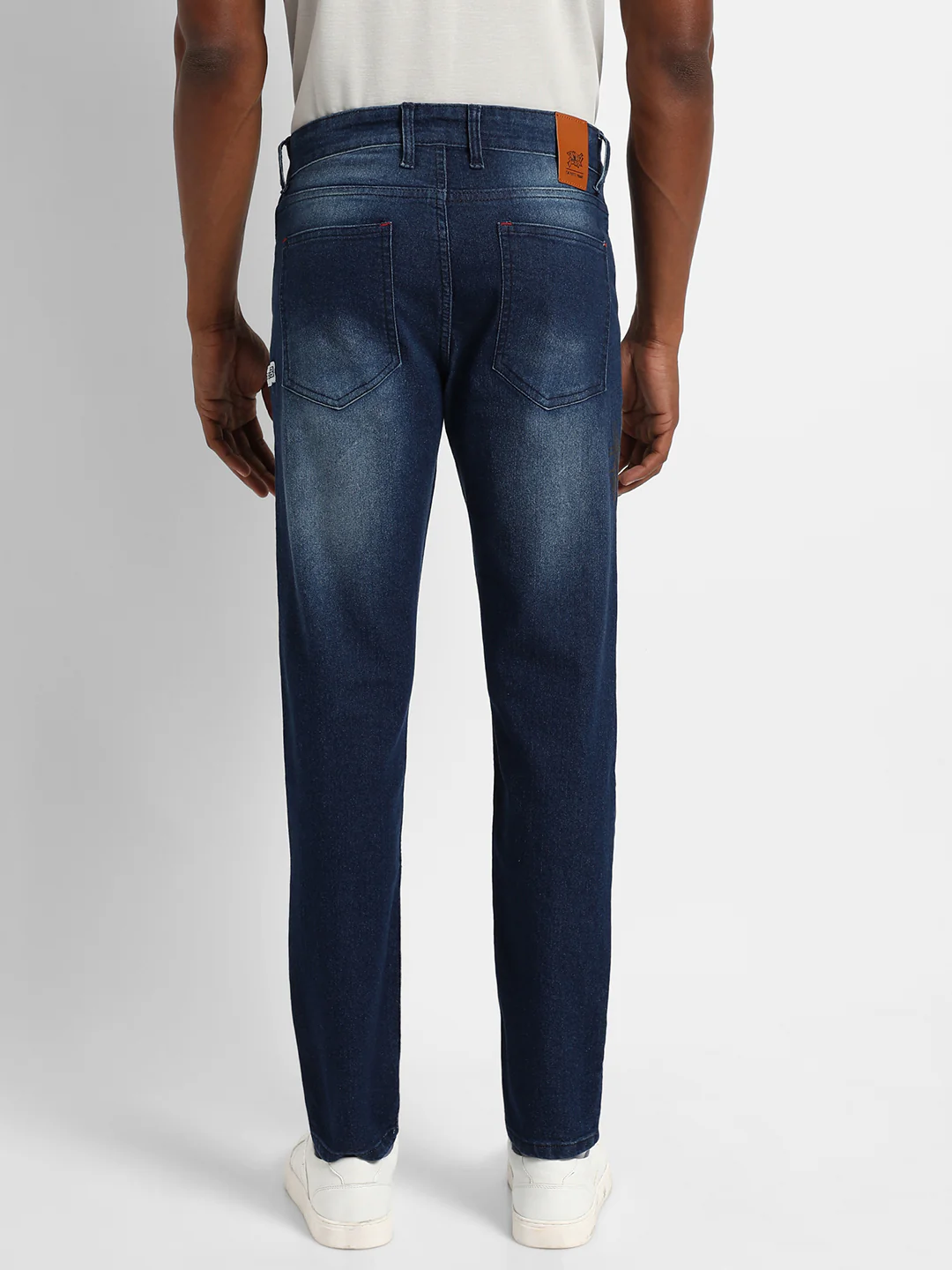 Embroidered Patched Denim Jeans - Image 4