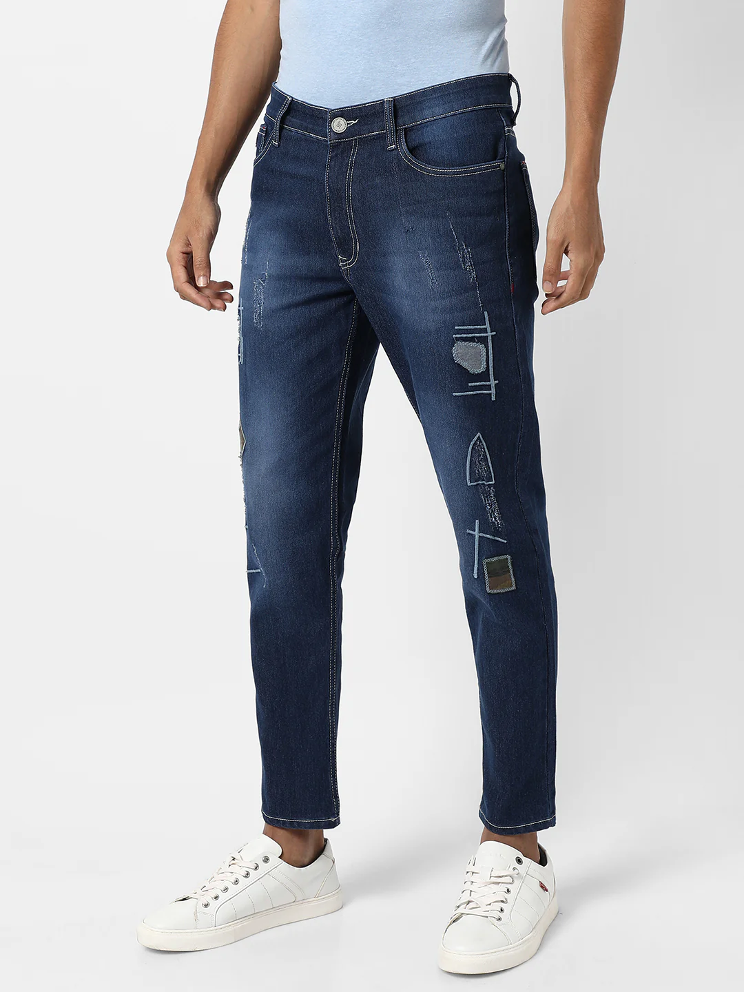Embroidered Denim Jeans - Image 3