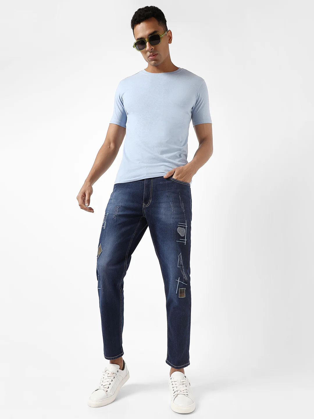 Embroidered Denim Jeans - Image 6