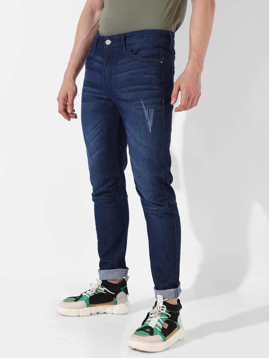 Dark-Washed Denim Jeans - Image 3
