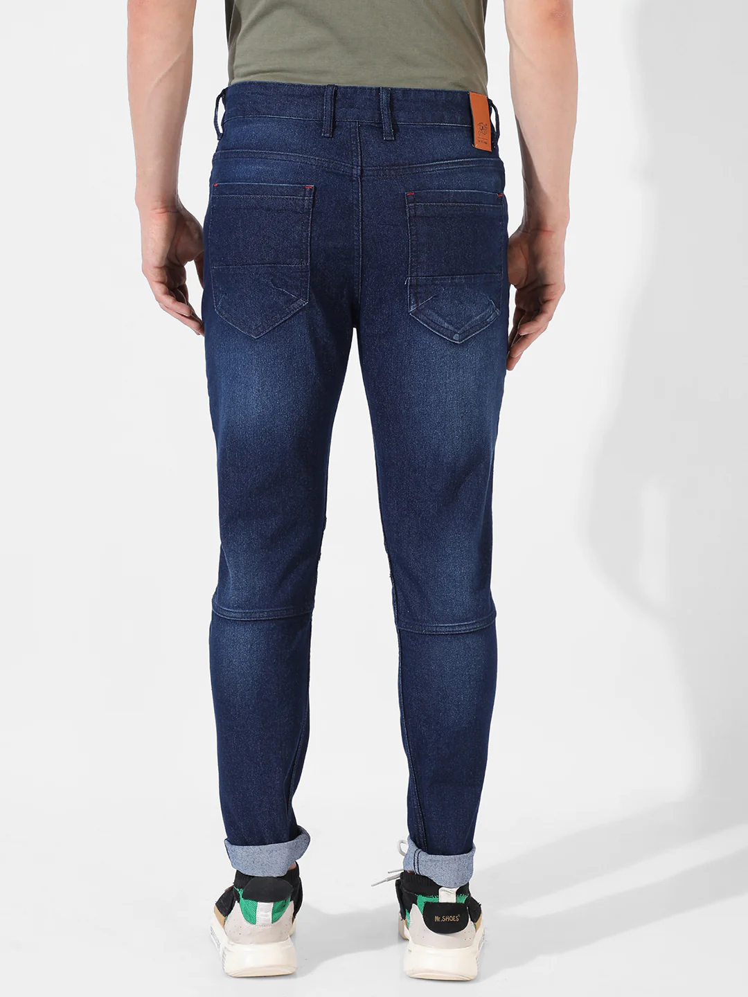 Dark-Washed Denim Jeans - Image 4