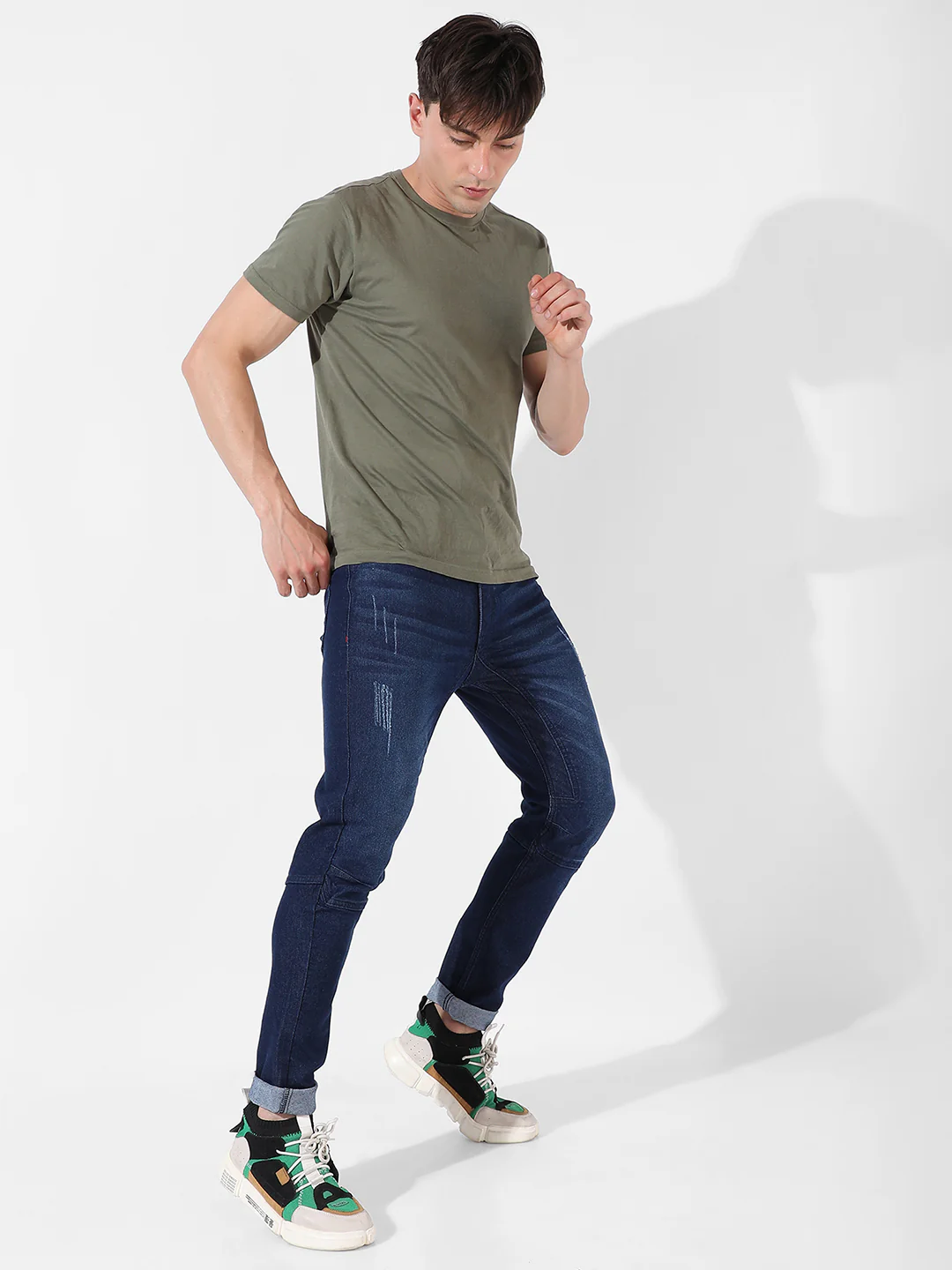 Dark-Washed Denim Jeans - Image 5