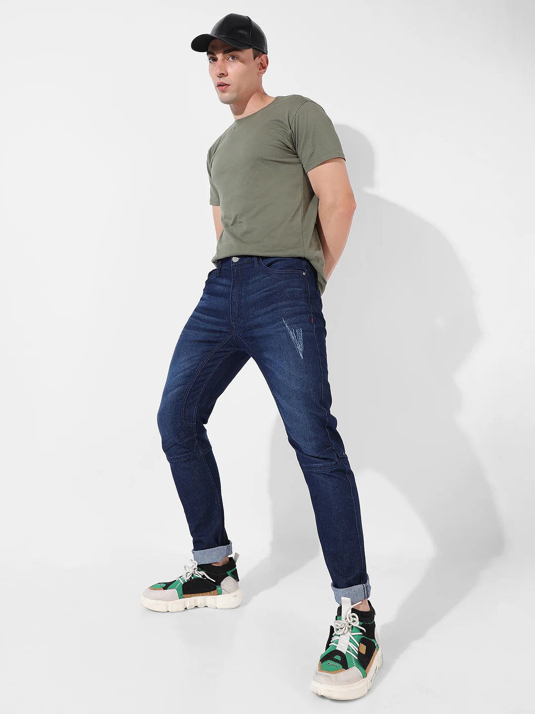 Dark-Washed Denim Jeans - Image 6