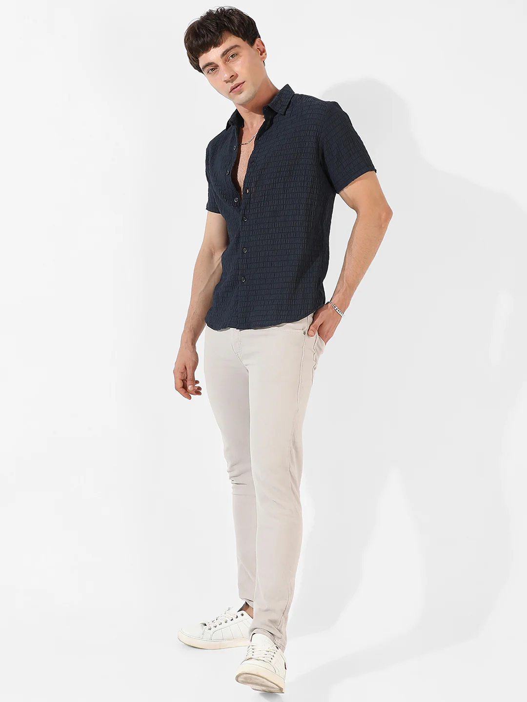 Textured Casual Shirt - Image 5