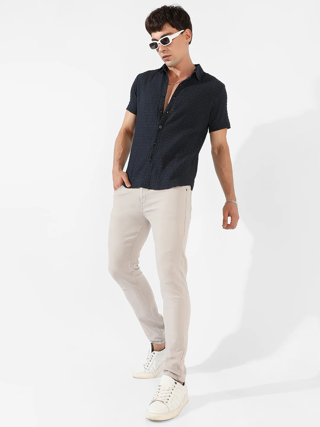 Textured Casual Shirt - Image 6