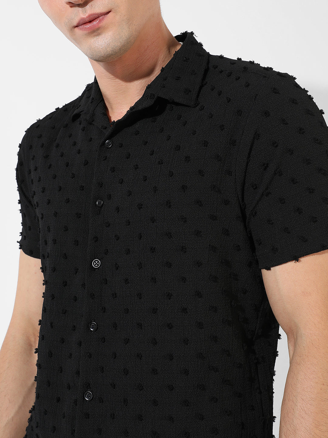 Self-Design Pom-Pom Shirt - Image 7