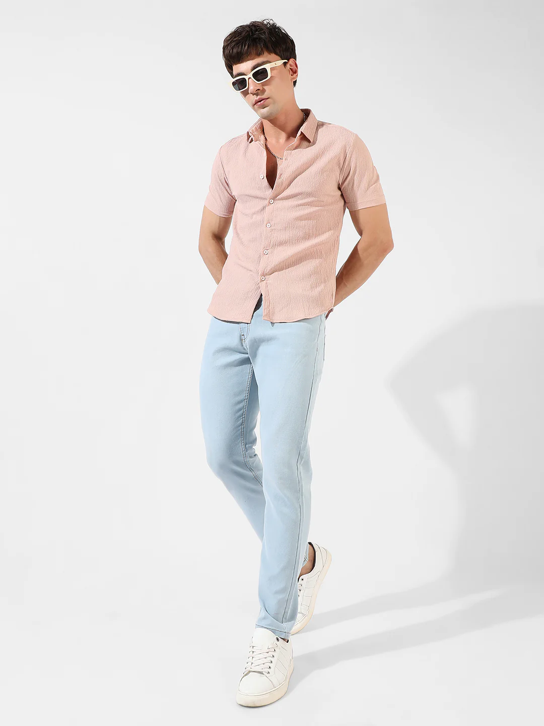 Textured Casual Shirt - Image 6