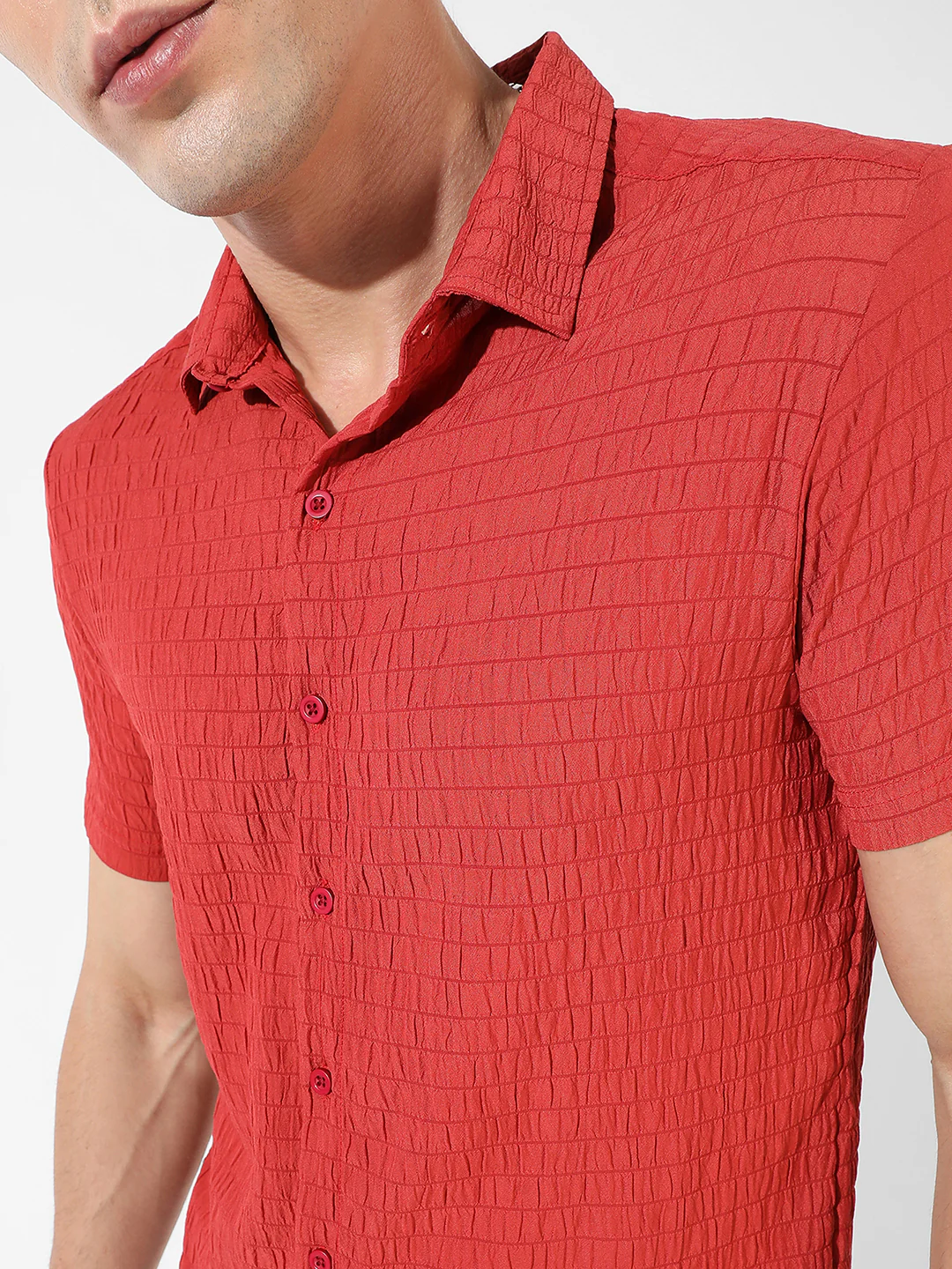 Ruched Casual Shirt - Image 10