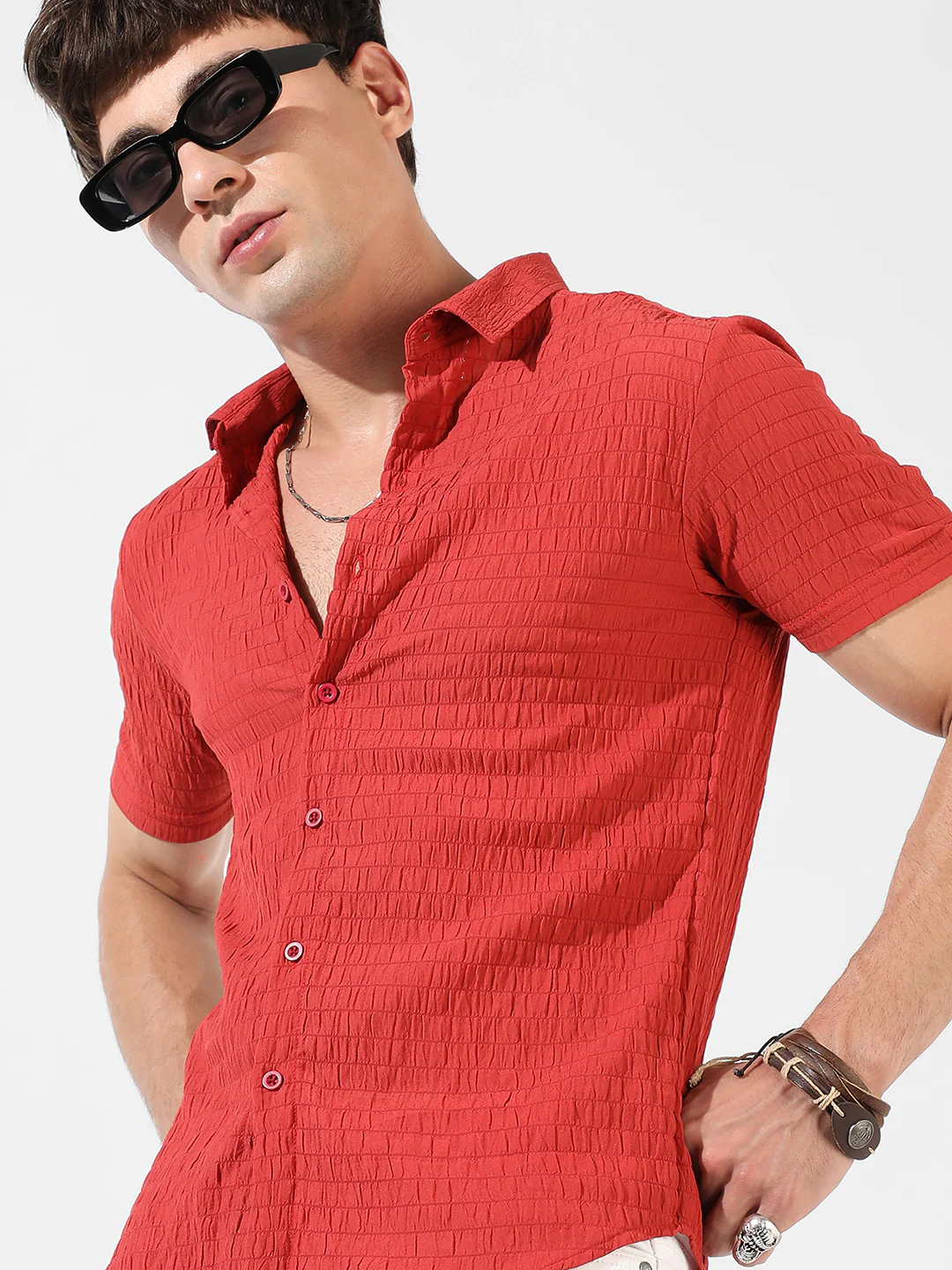 Ruched Casual Shirt - Image 4