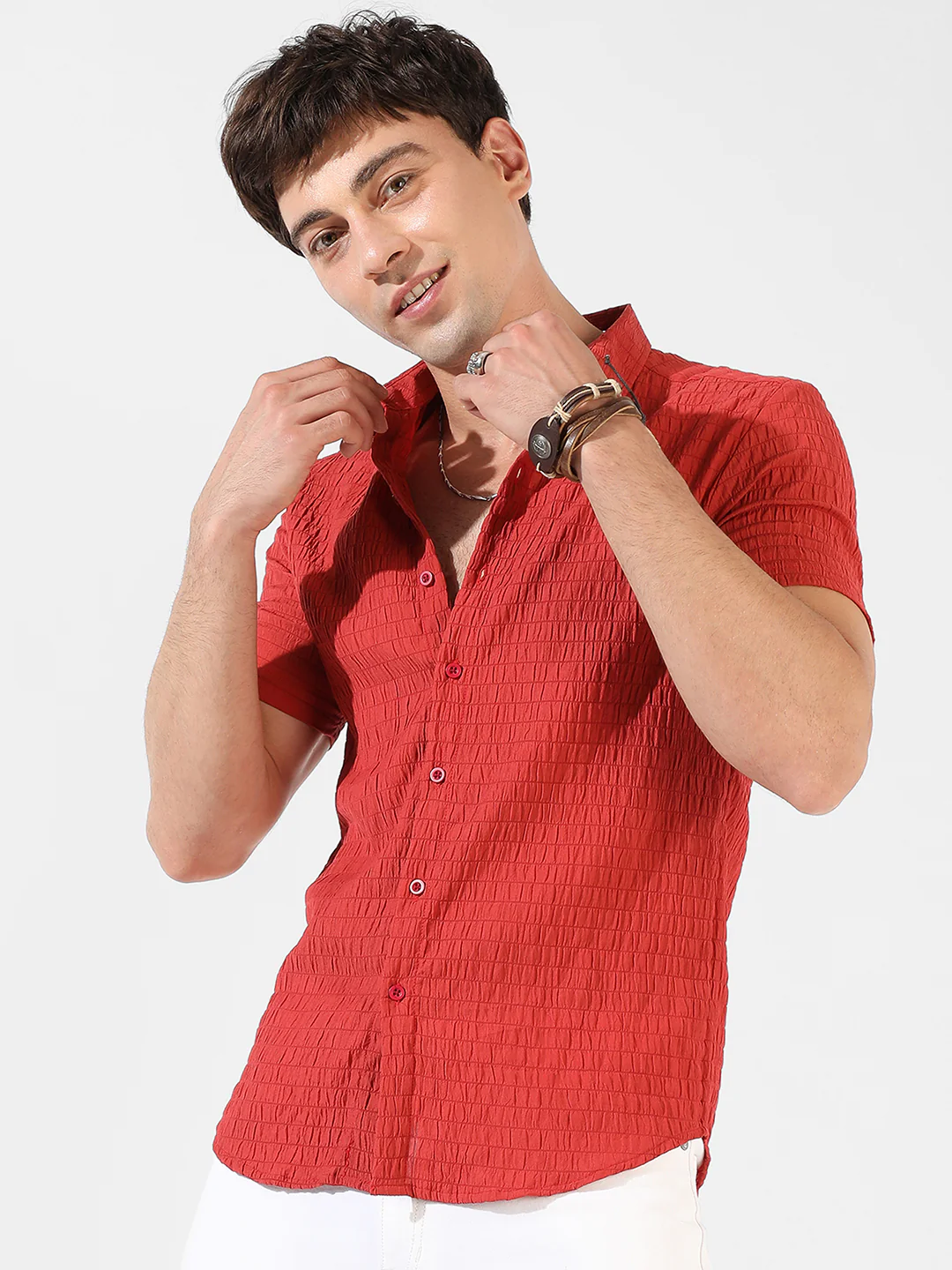 Ruched Casual Shirt - Image 5