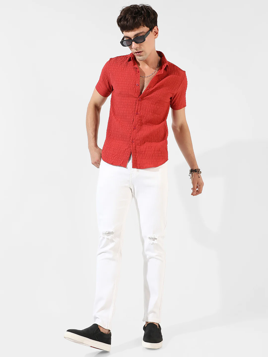 Ruched Casual Shirt - Image 9