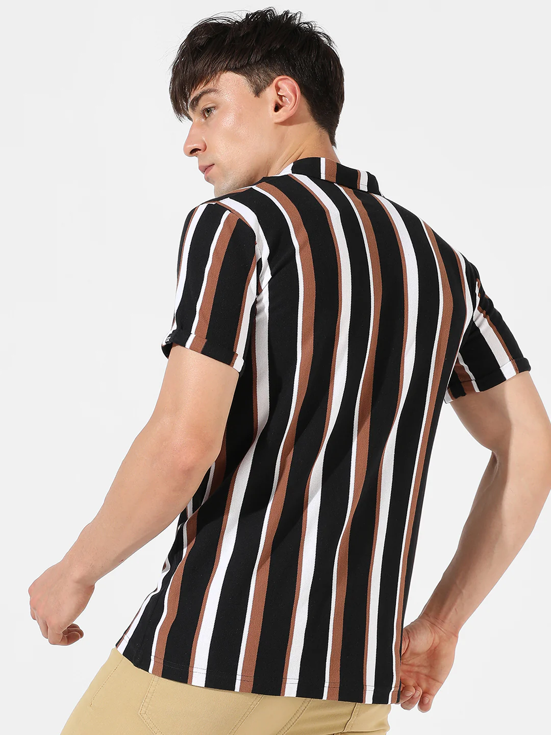 Barcode Striped Shirt - Image 4